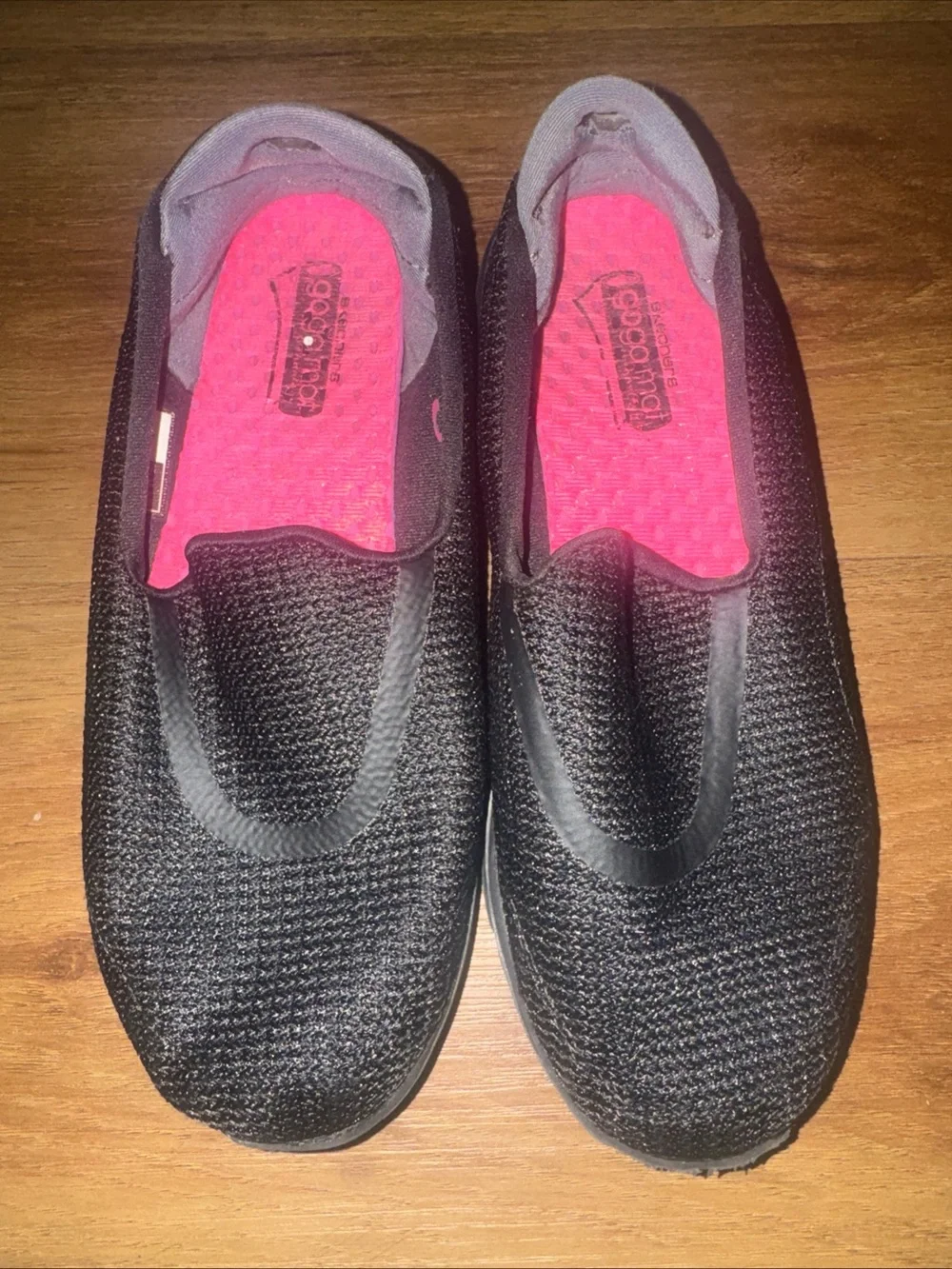 Skechers Womens GoWalk 3 Gray Comfort Slip-On Casual Shoe Size 6 Preppy Travel